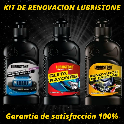 Kit Limpieza Motocicleta Lubristone 6 Productos GENERICO