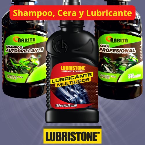 Combo Shampoo, Cera y Lubricante